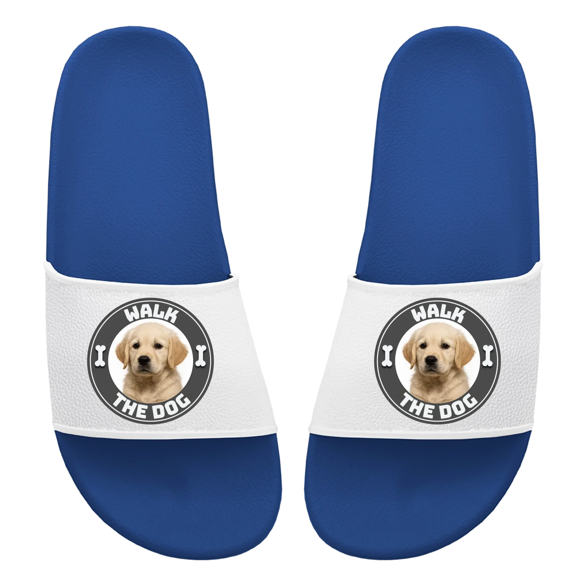 Walk The Dog - Individuelles Badelatschen (Unisex)