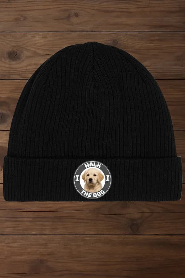 Walk The Dog Beanie - Eigenes Bild