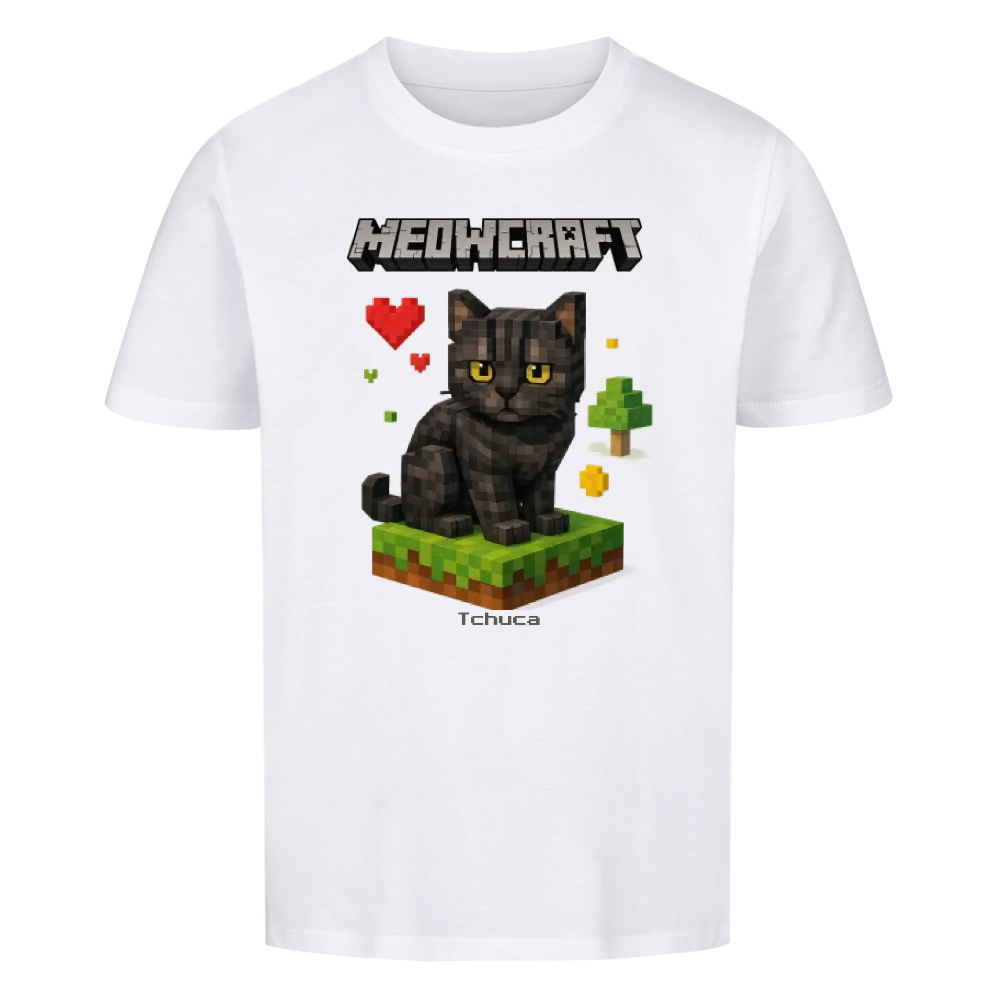 Meowcraft - Katzen - Individuelles Premium T-Shirt