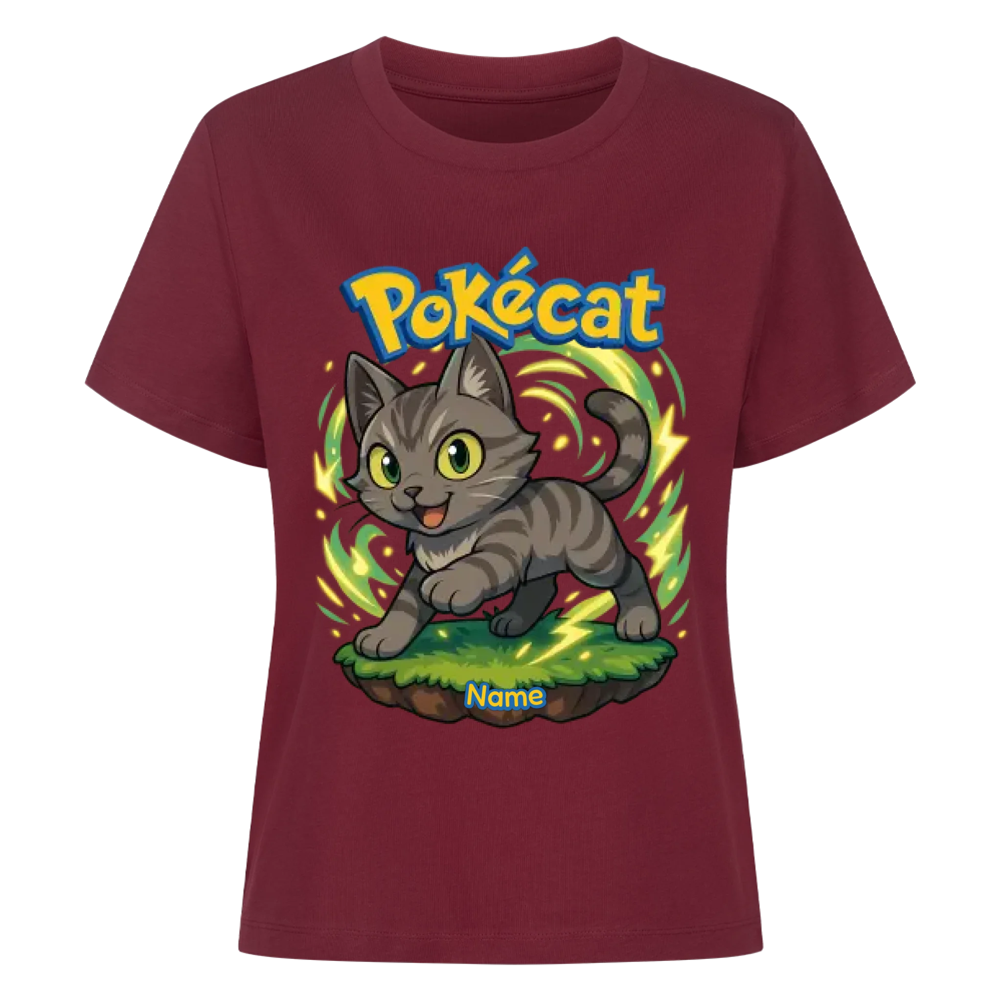 Pokécat - Energy Aura - Individuelles Premium T-Shirt