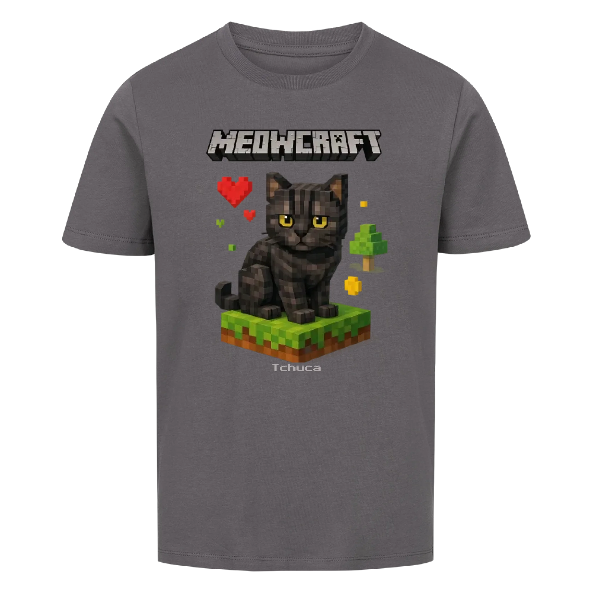 Meowcraft - Katzen - Individuelles Premium T-Shirt