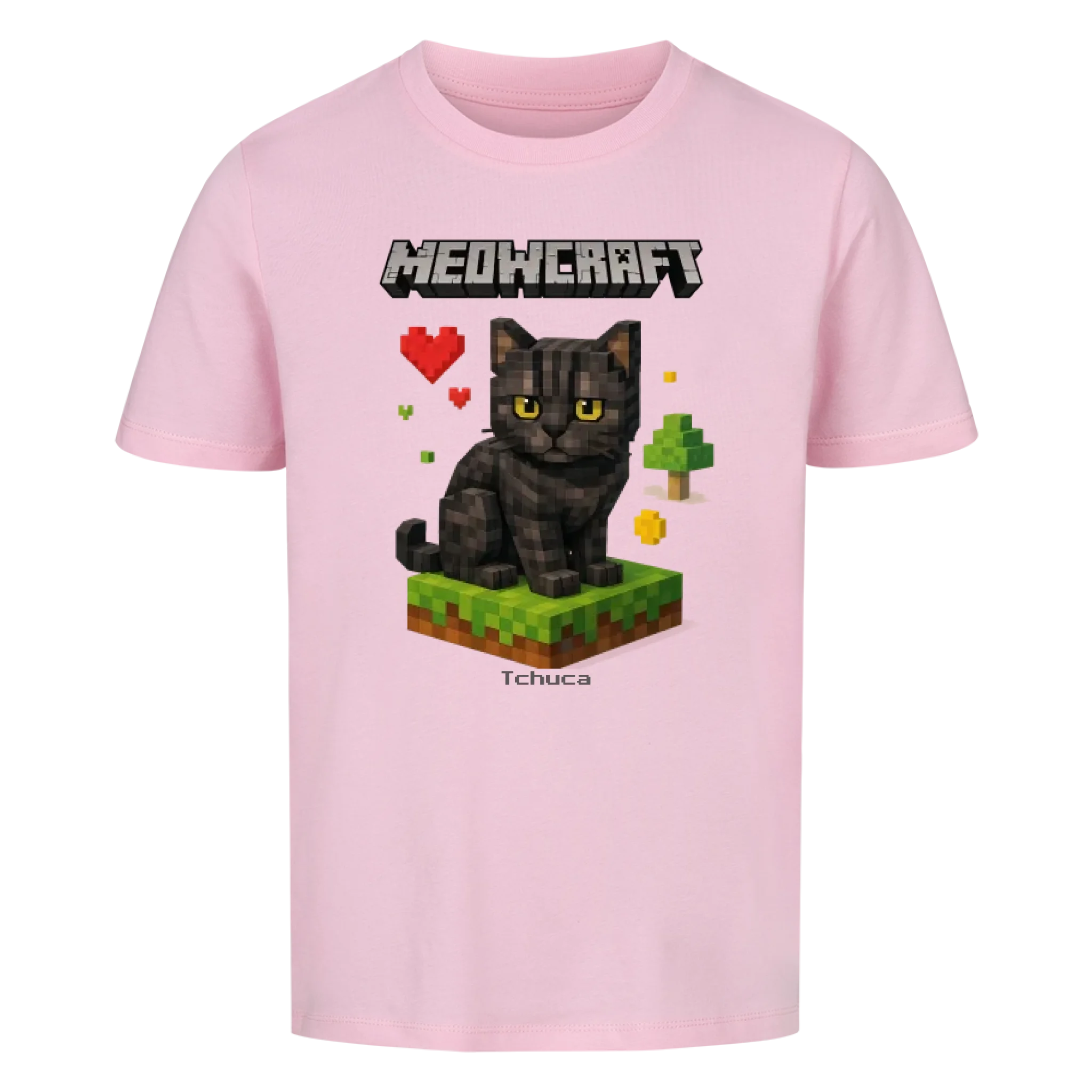 Meowcraft - Katzen - Individuelles Premium T-Shirt