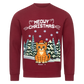 Meowy Christmas Premium Sweatshirt  - Eigene Bilder + Namen