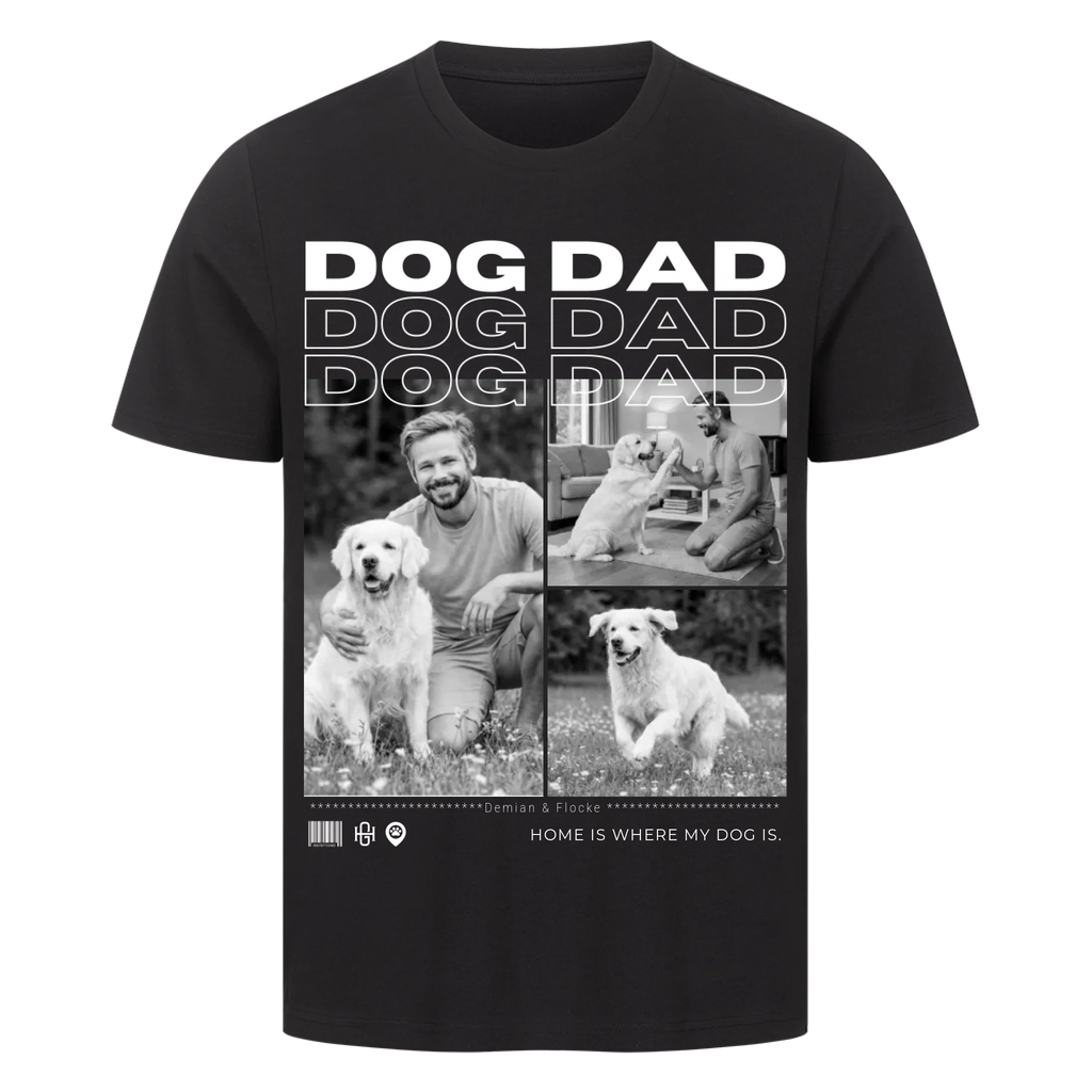 Dog Dad - Individuelles Premium T-Shirt