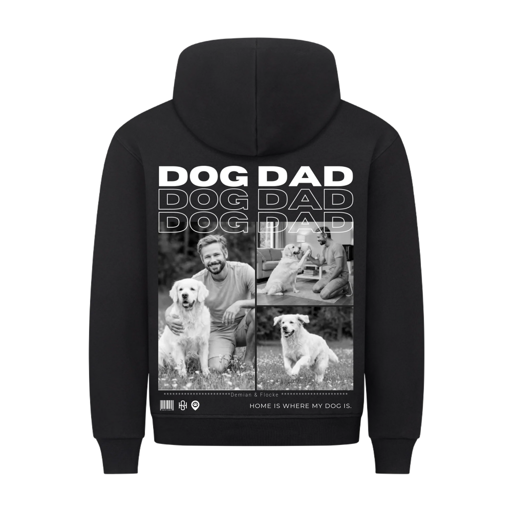 Dog Dad - Individueller Premium Hoodie (Unisex)