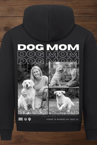 Dog Mom Premium Hoodie - Eigene Fotos