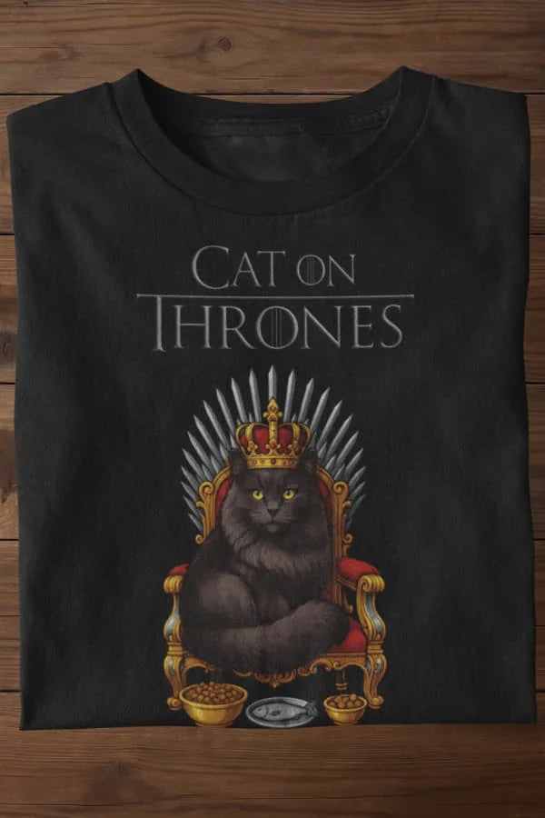 Cat on Thrones - Individuelles Premium T-Shirt