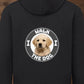 Walk The Dog Premium Hoodie Backprint - Eigenes Foto