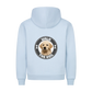 Walk The Dog Premium Hoodie Backprint - Eigenes Foto