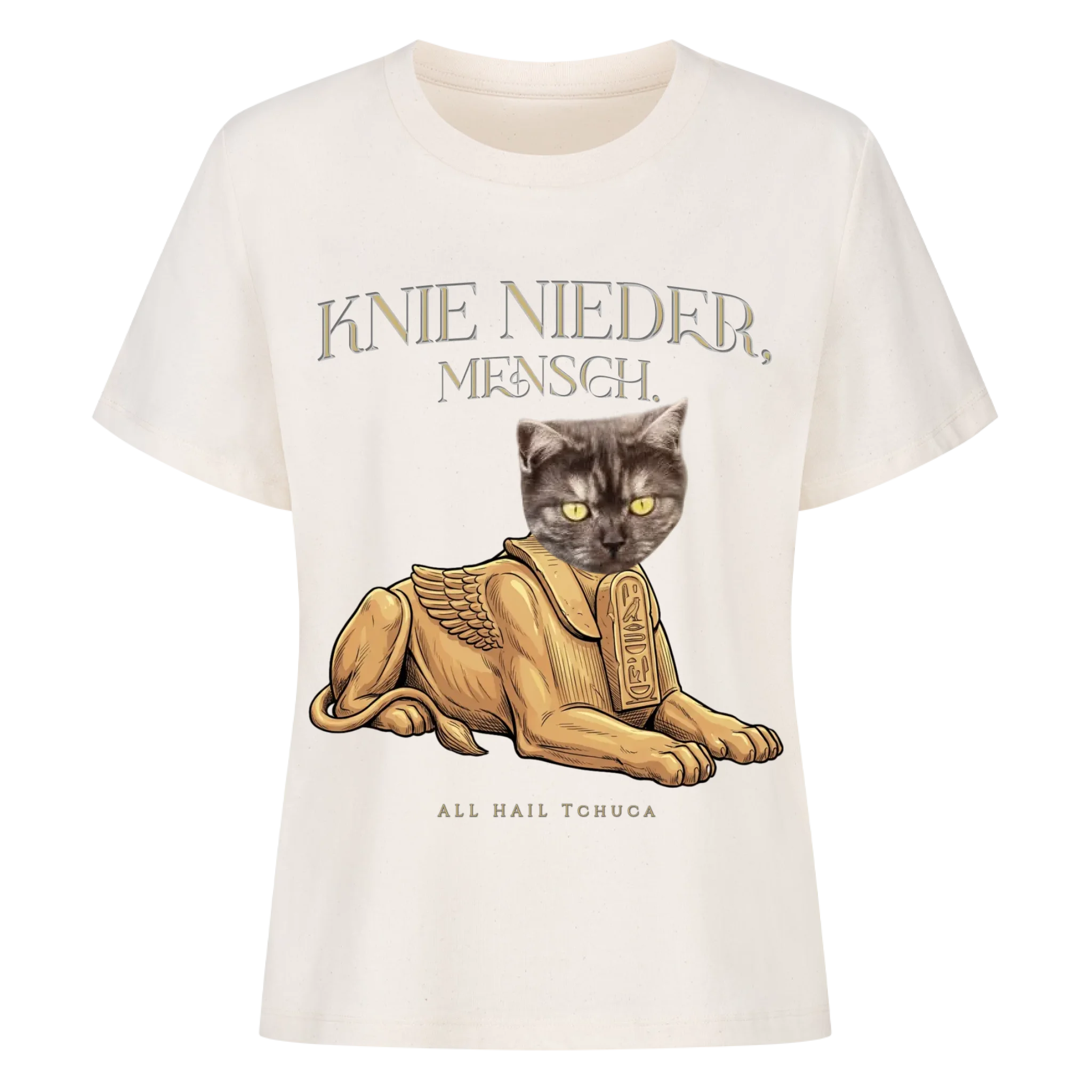 Knie Nieder, Mensch. - Individuelles Premium T-Shirt