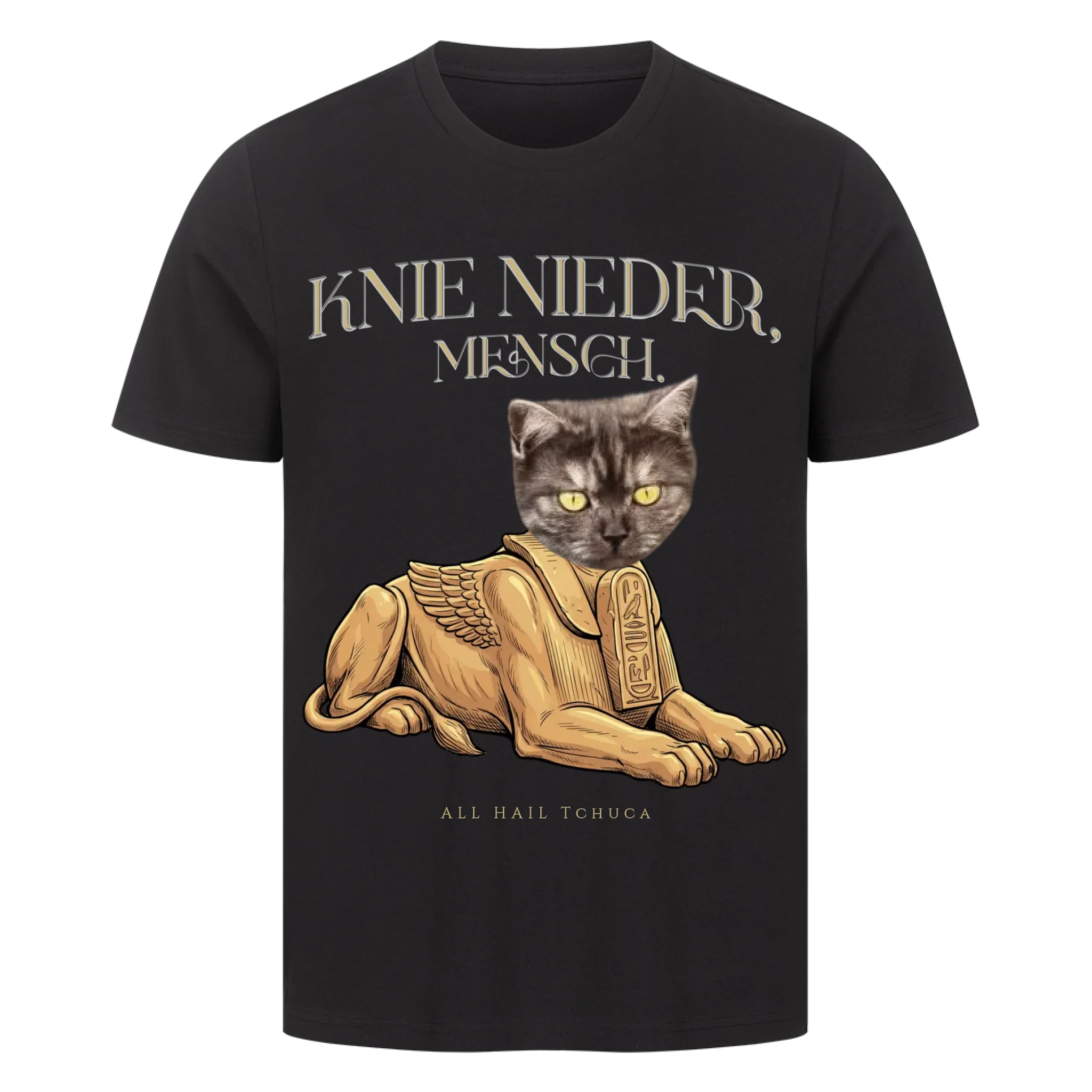 Knie Nieder, Mensch. - Individuelles Premium T-Shirt
