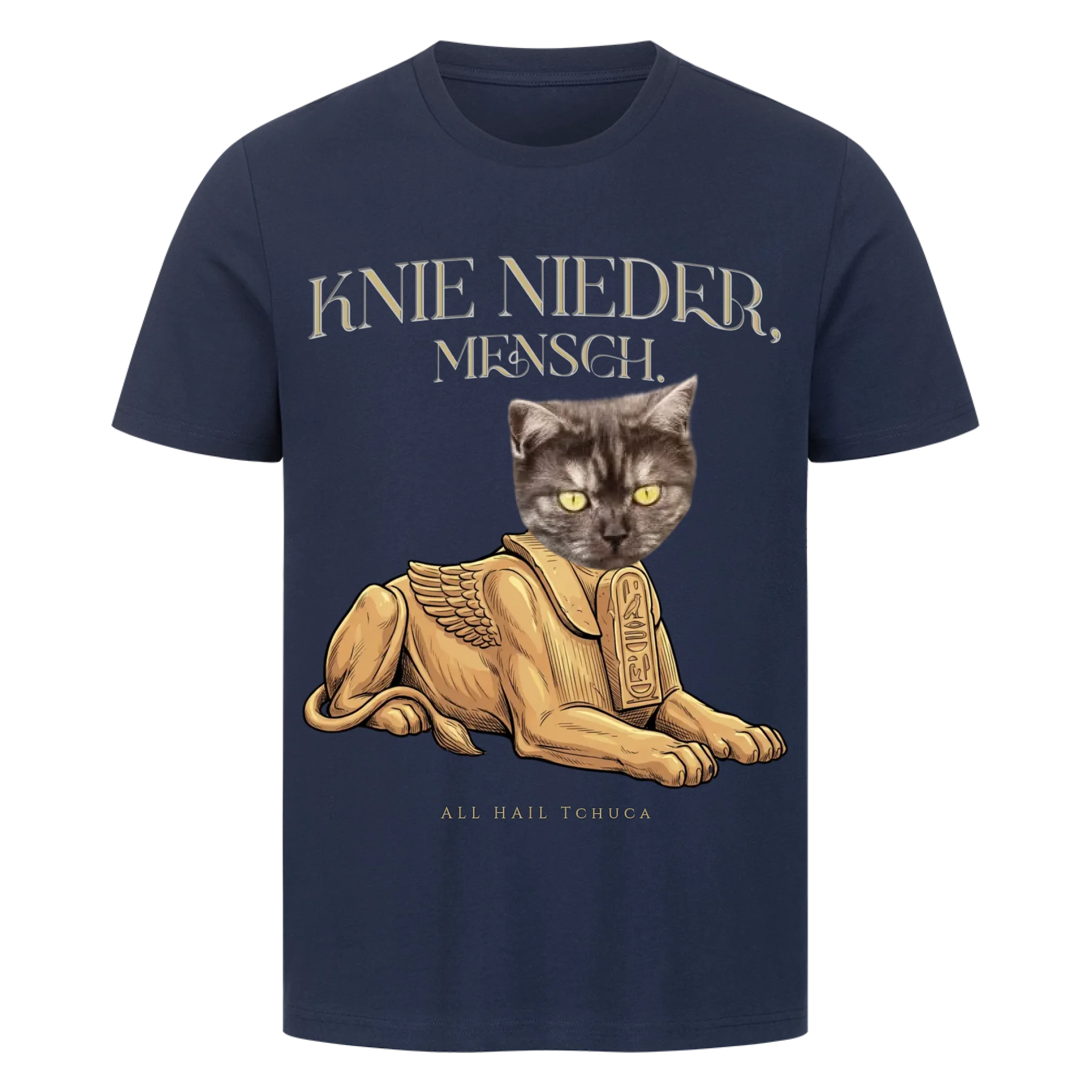 Knie Nieder, Mensch. - Individuelles Premium T-Shirt