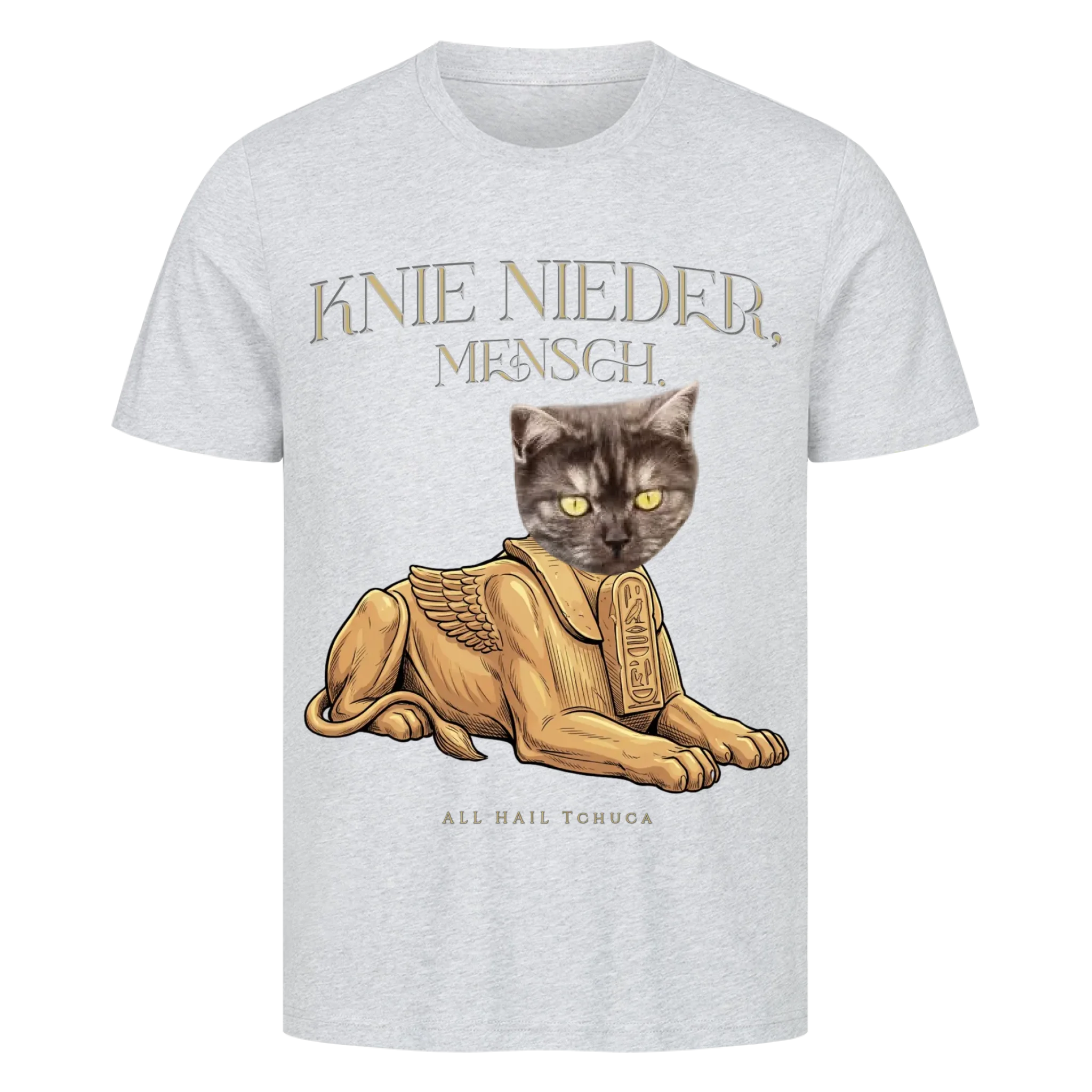 Knie Nieder, Mensch. - Individuelles Premium T-Shirt