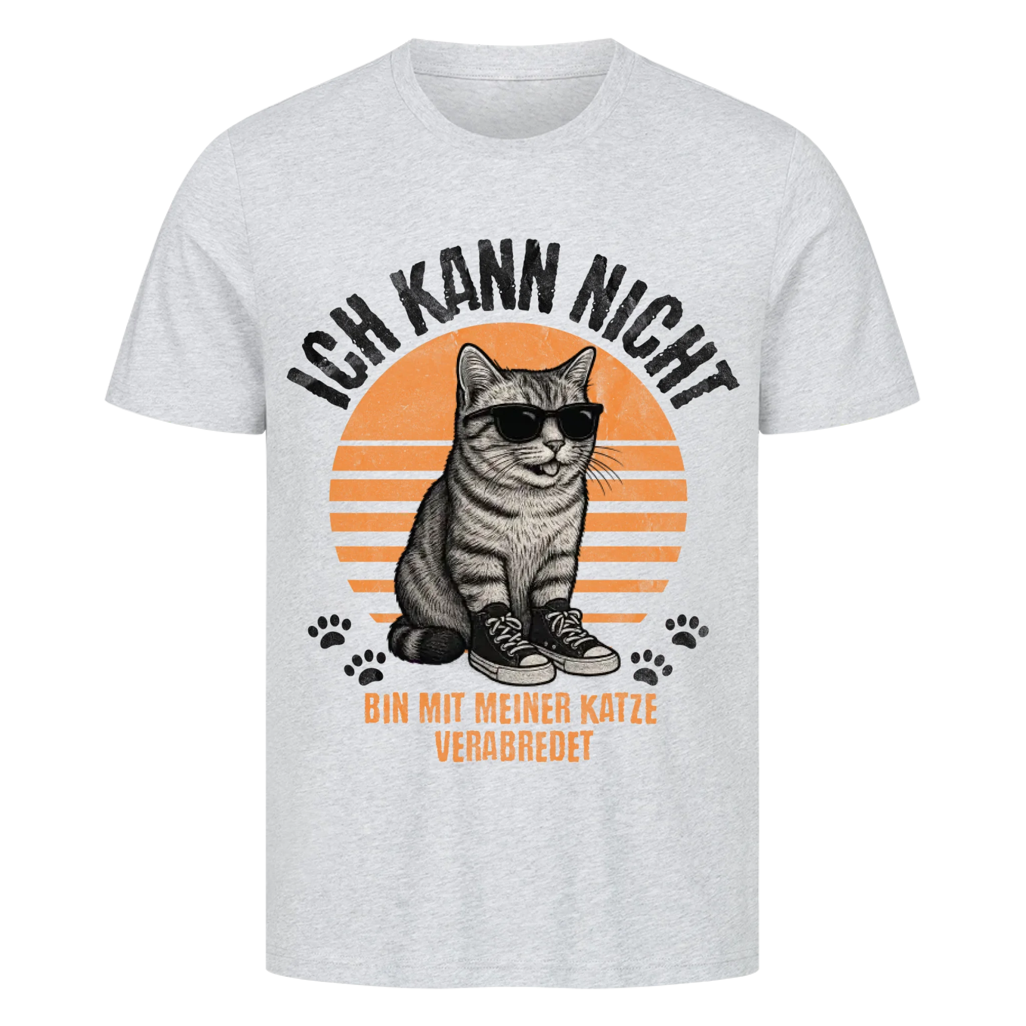Mit Katze verabredet - Individuelles Premium T-Shirt