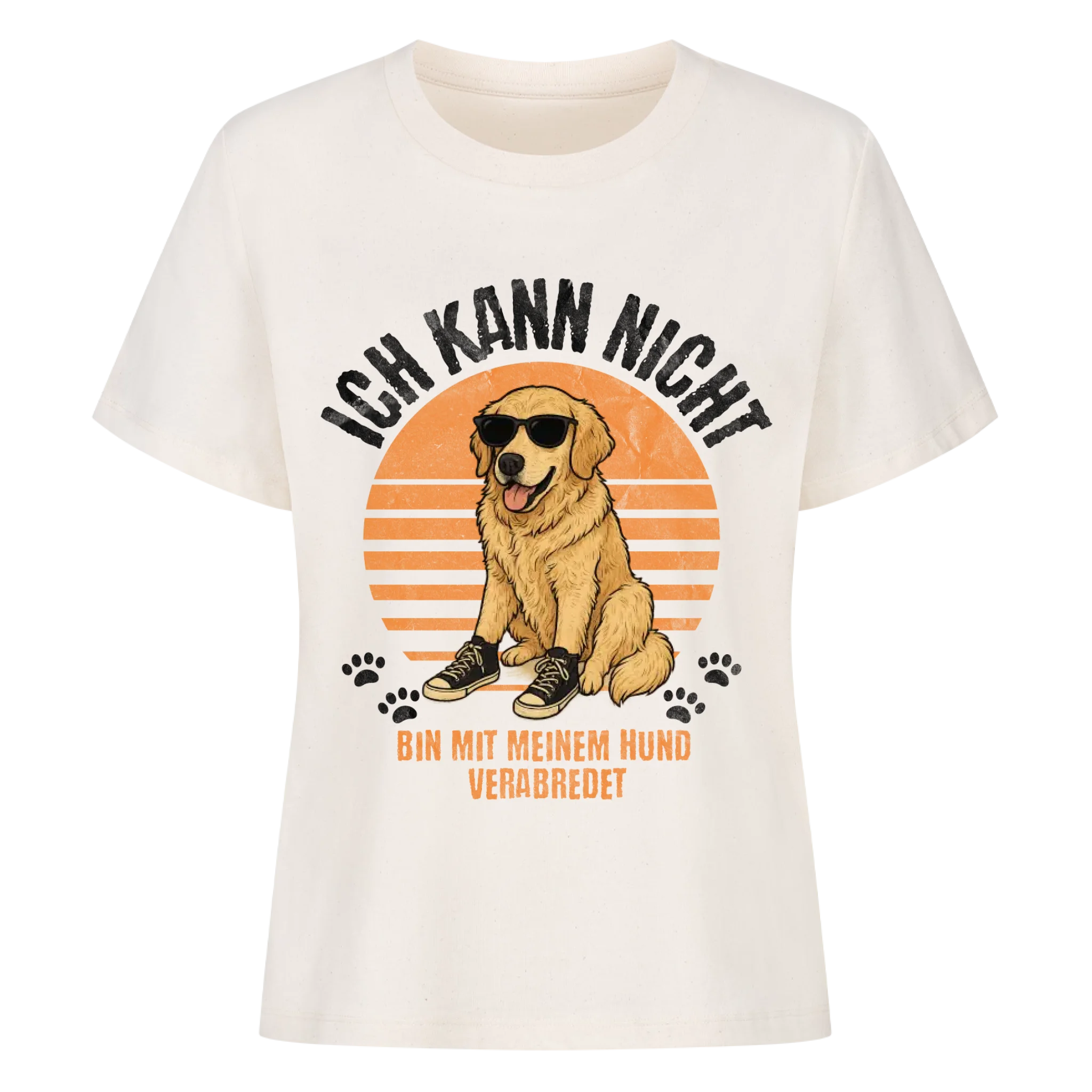 Mit Hund verabredet - Individuelles Premium T-Shirt
