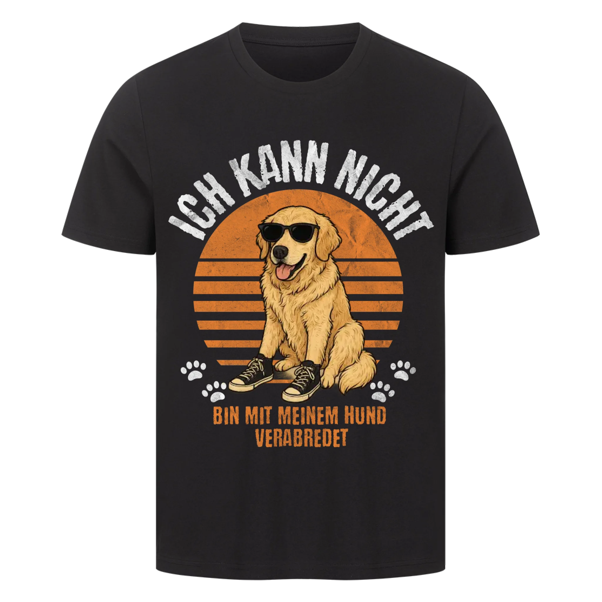 Mit Hund verabredet - Individuelles Premium T-Shirt