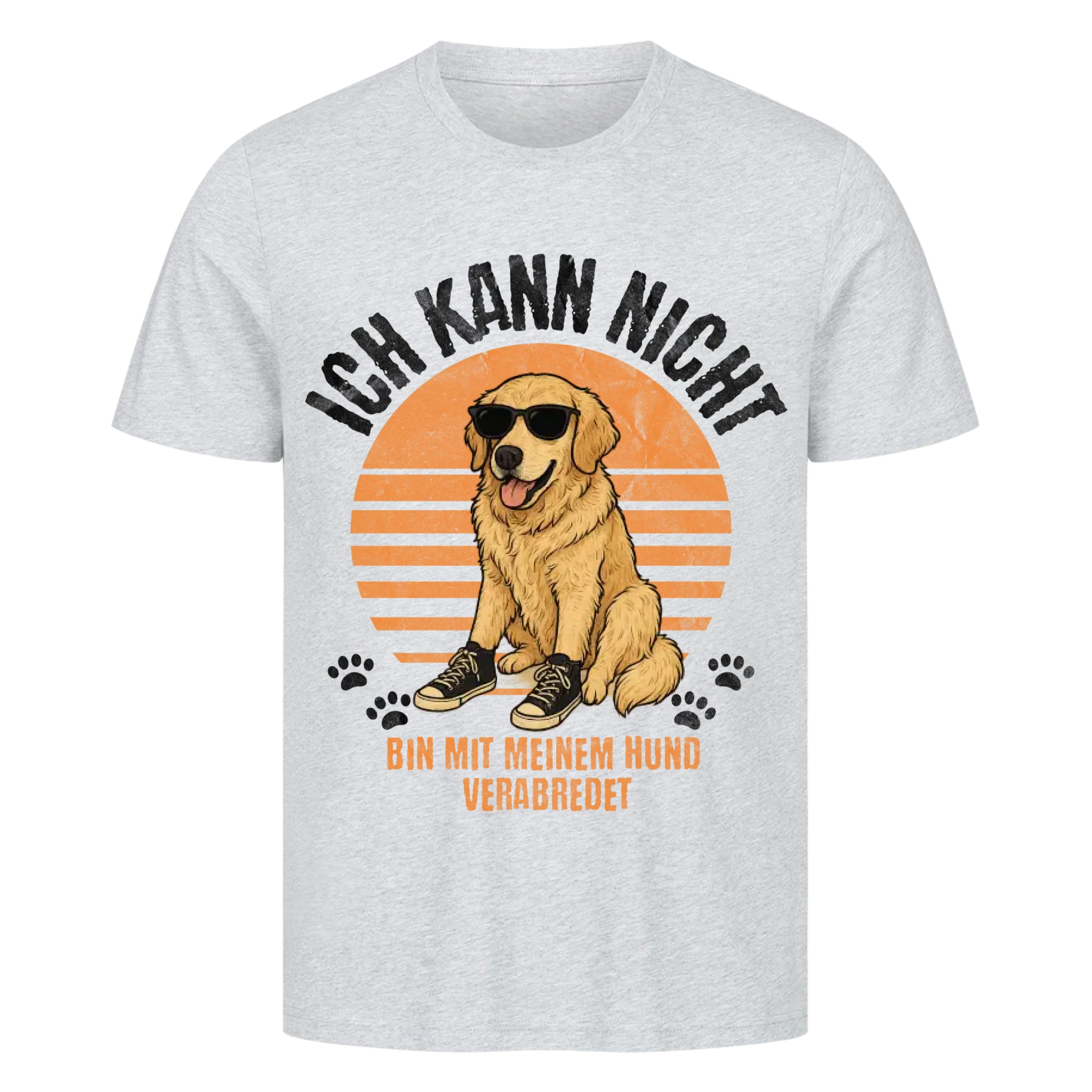 Mit Hund verabredet - Individuelles Premium T-Shirt