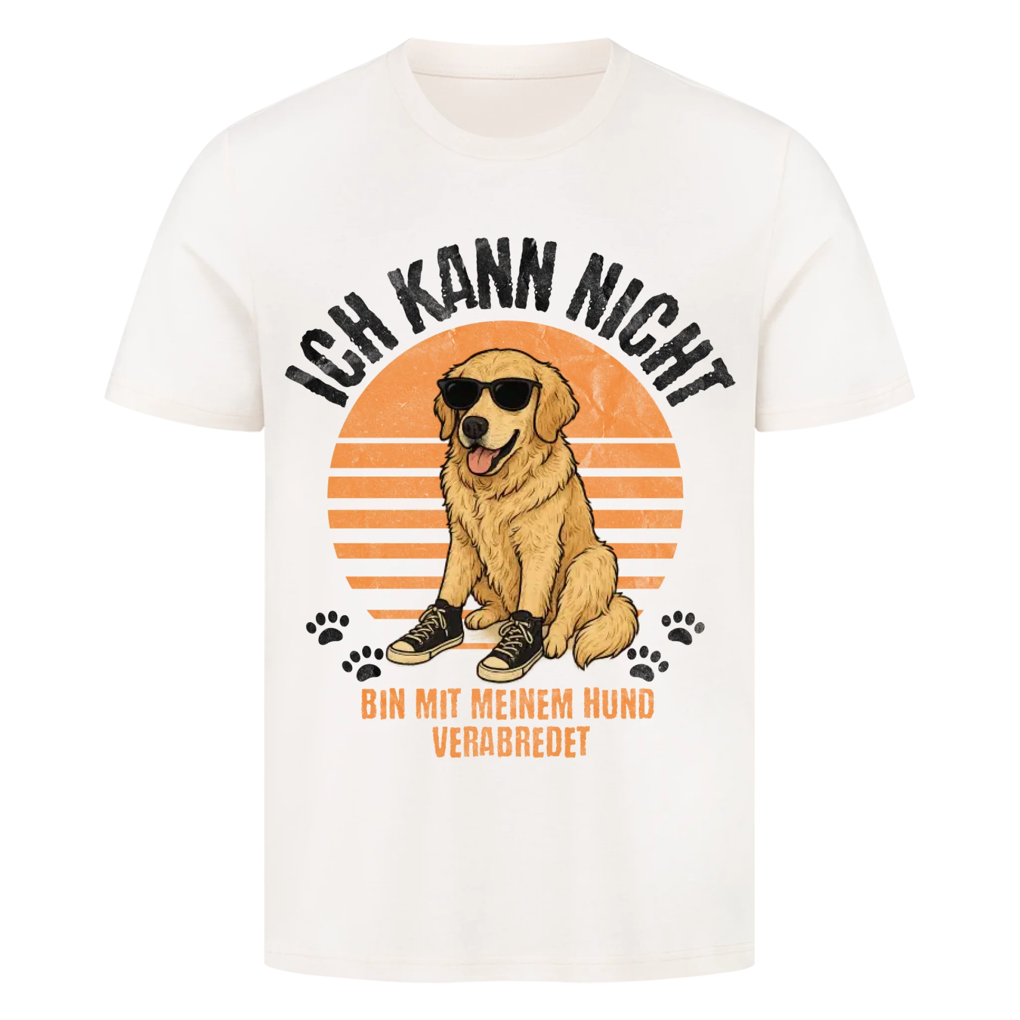 Mit Hund verabredet - Individuelles Premium T-Shirt