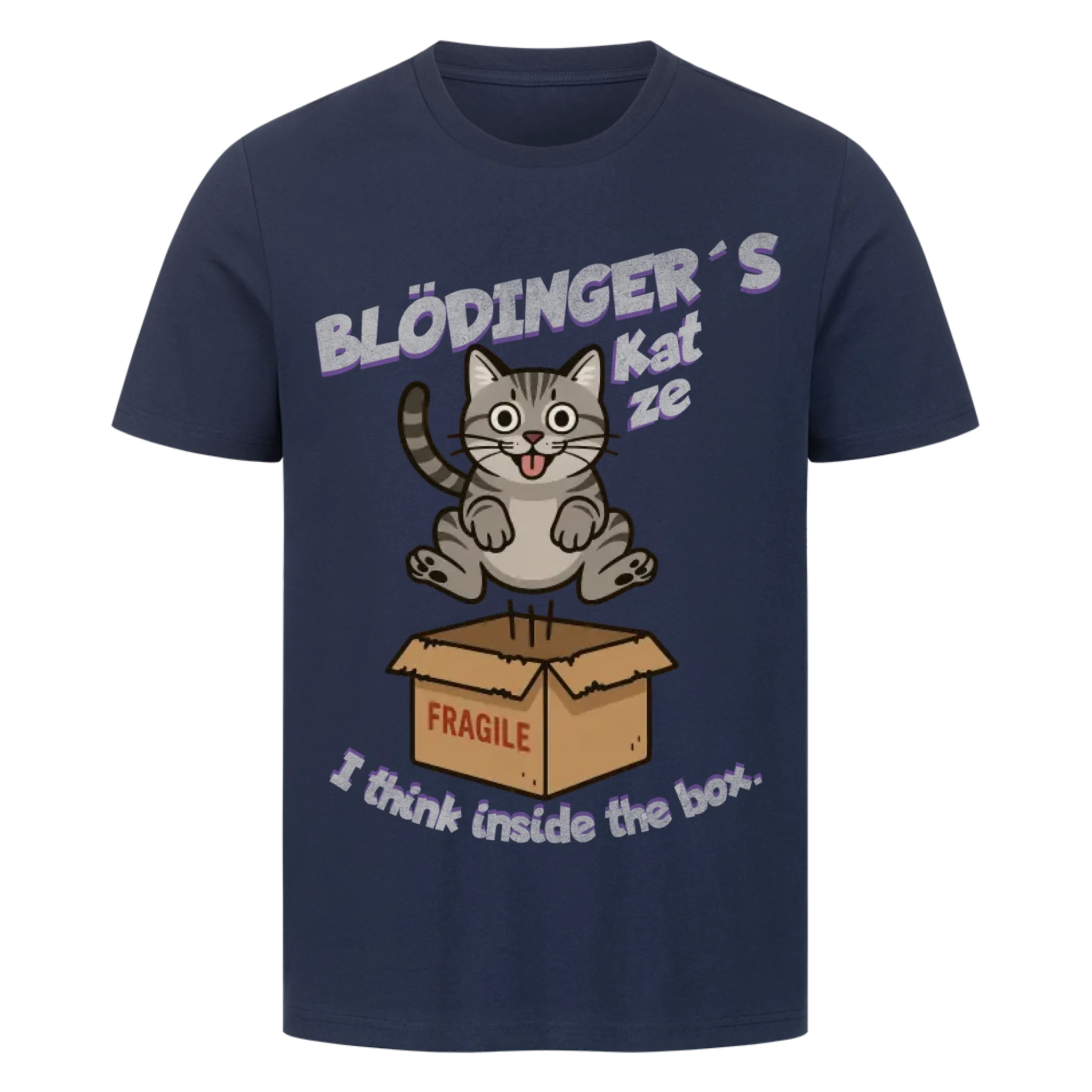 Blödingers Katze - Individuelles Premium T-Shirt