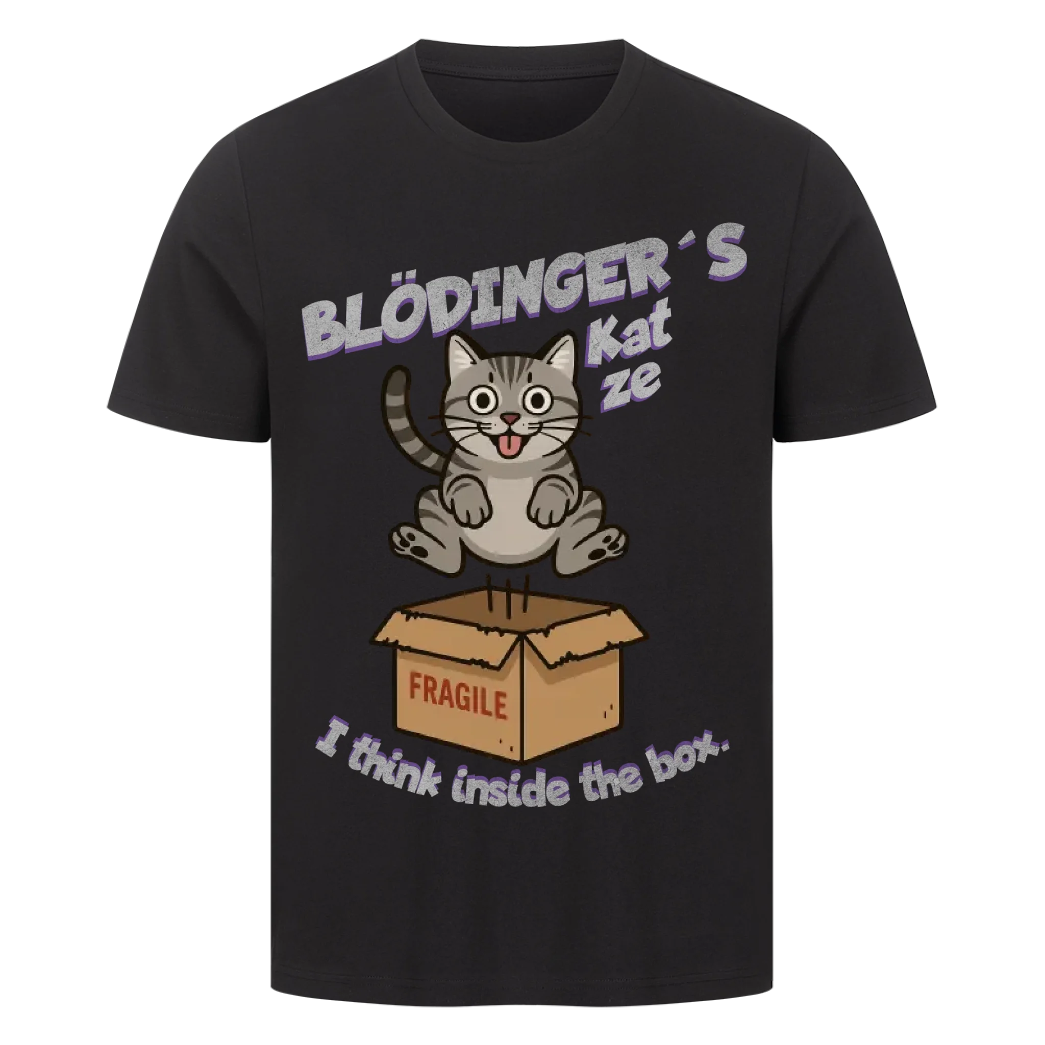 Blödingers Katze - Individuelles Premium T-Shirt
