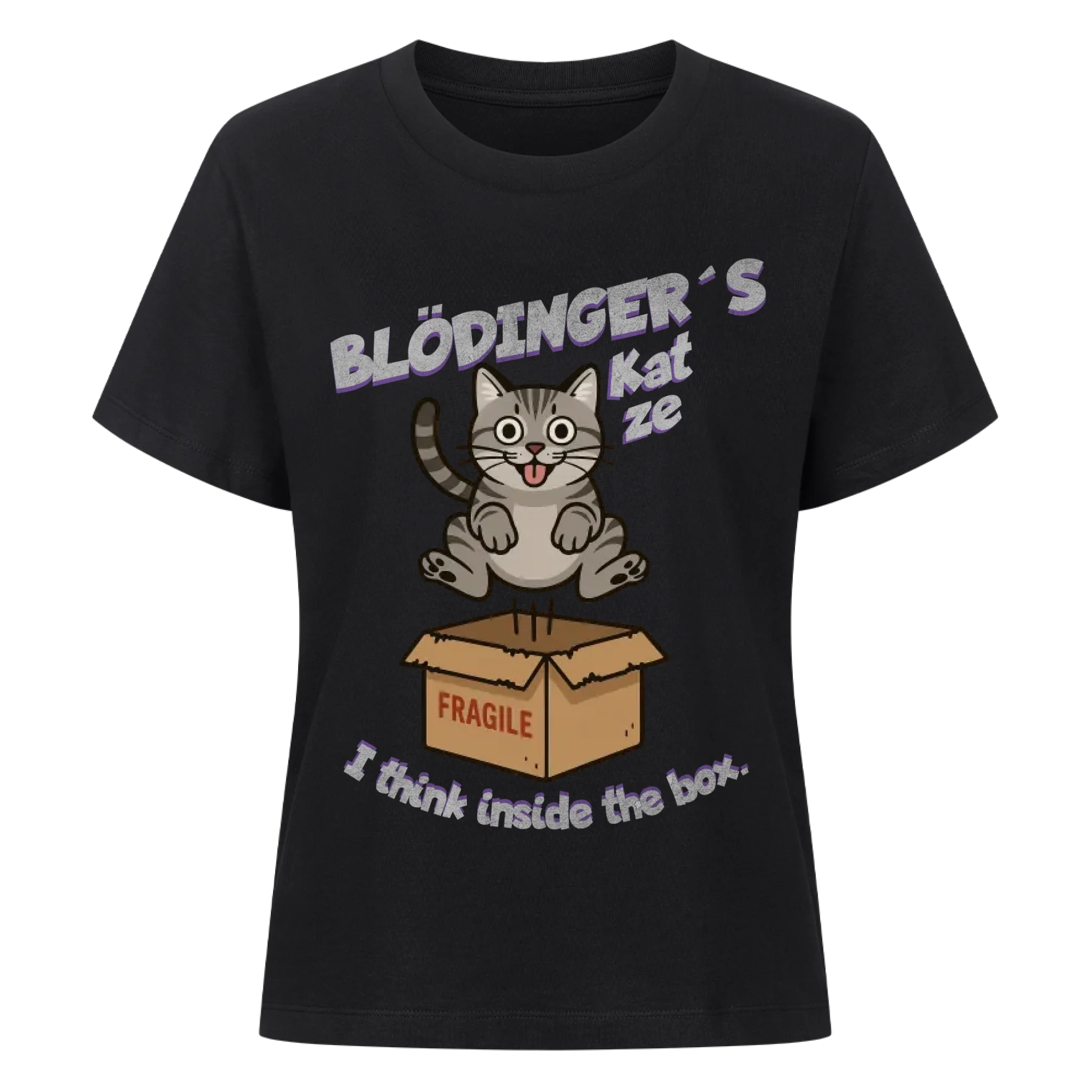 Blödingers Katze - Individuelles Premium T-Shirt