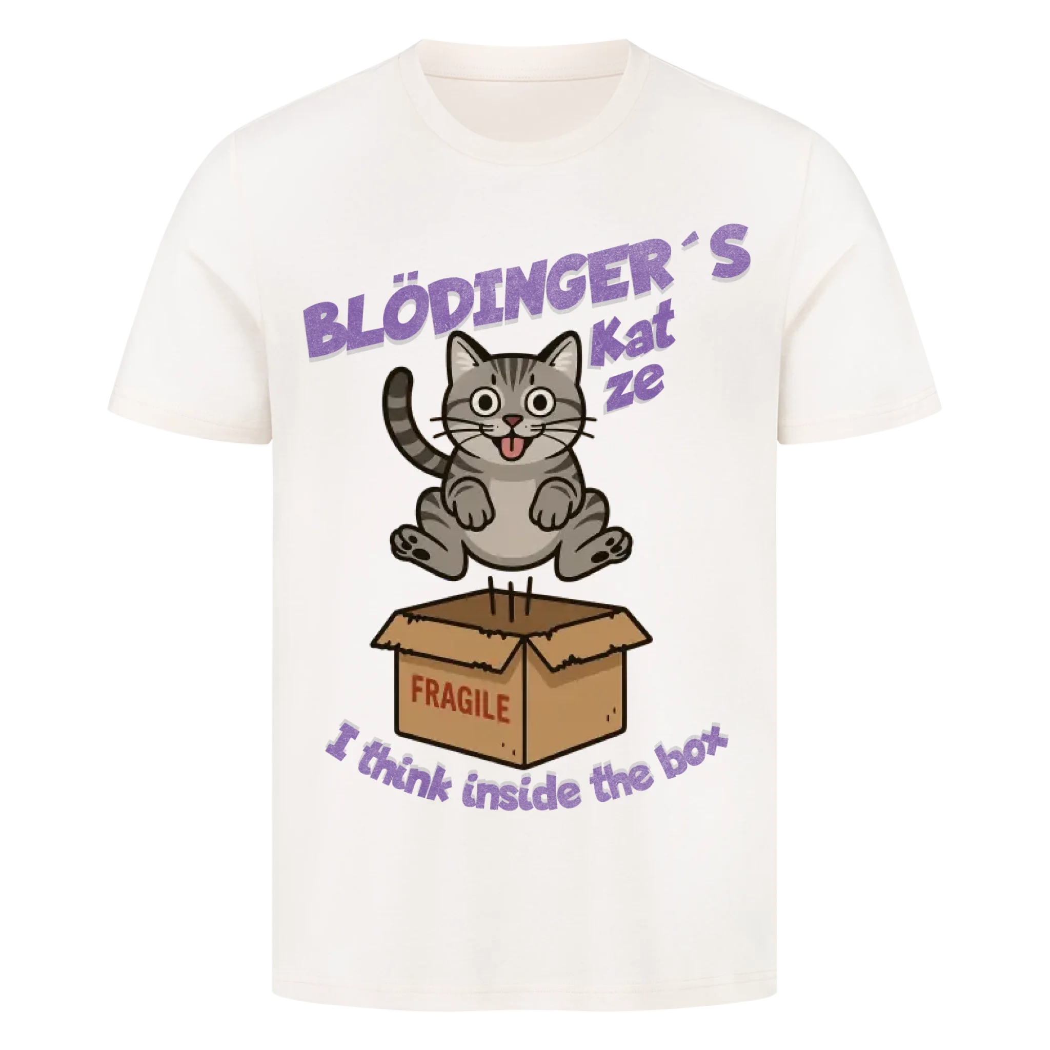 Blödingers Katze - Individuelles Premium T-Shirt