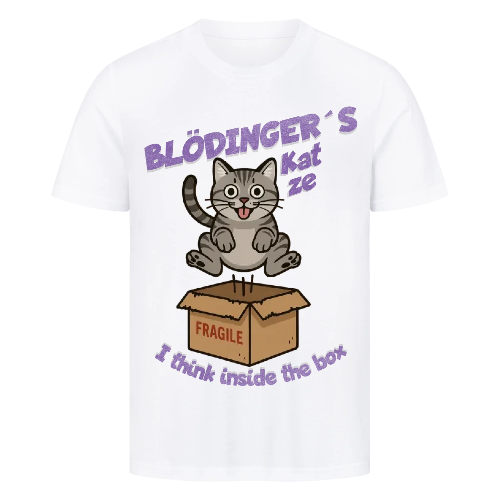 Blödingers Katze - Individuelles Premium T-Shirt