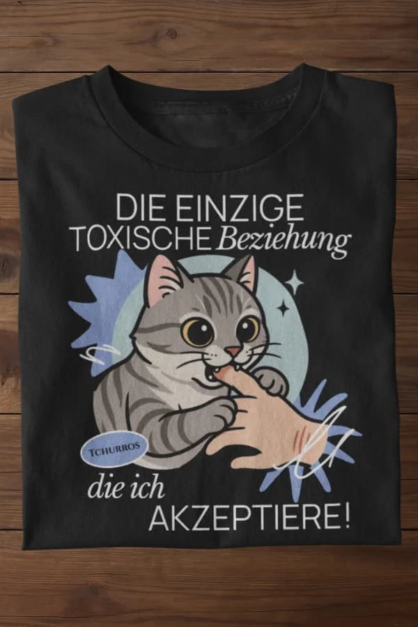 Toxische Beziehung T-Shirt - Eigenes Bild + Name