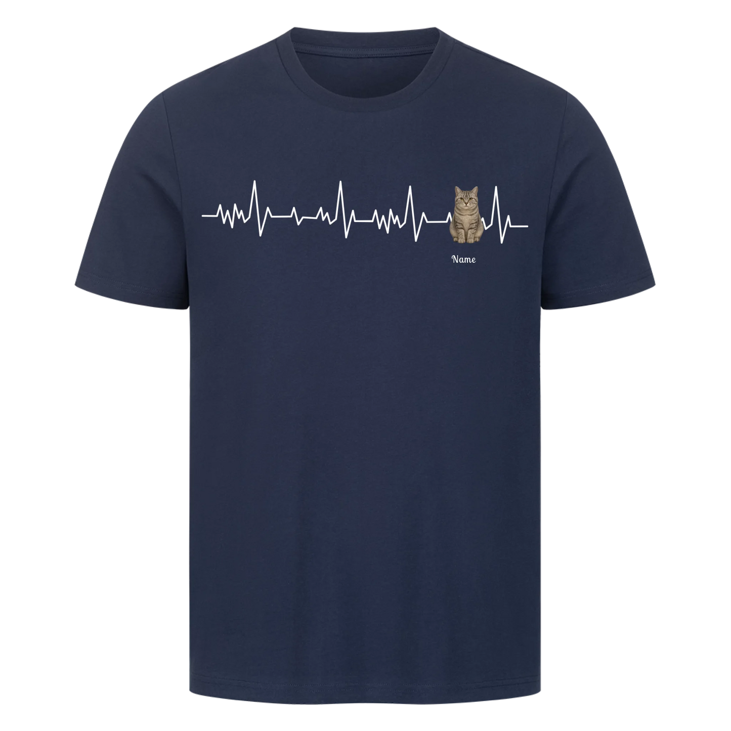Herzschlag Haustier Bio T-Shirt