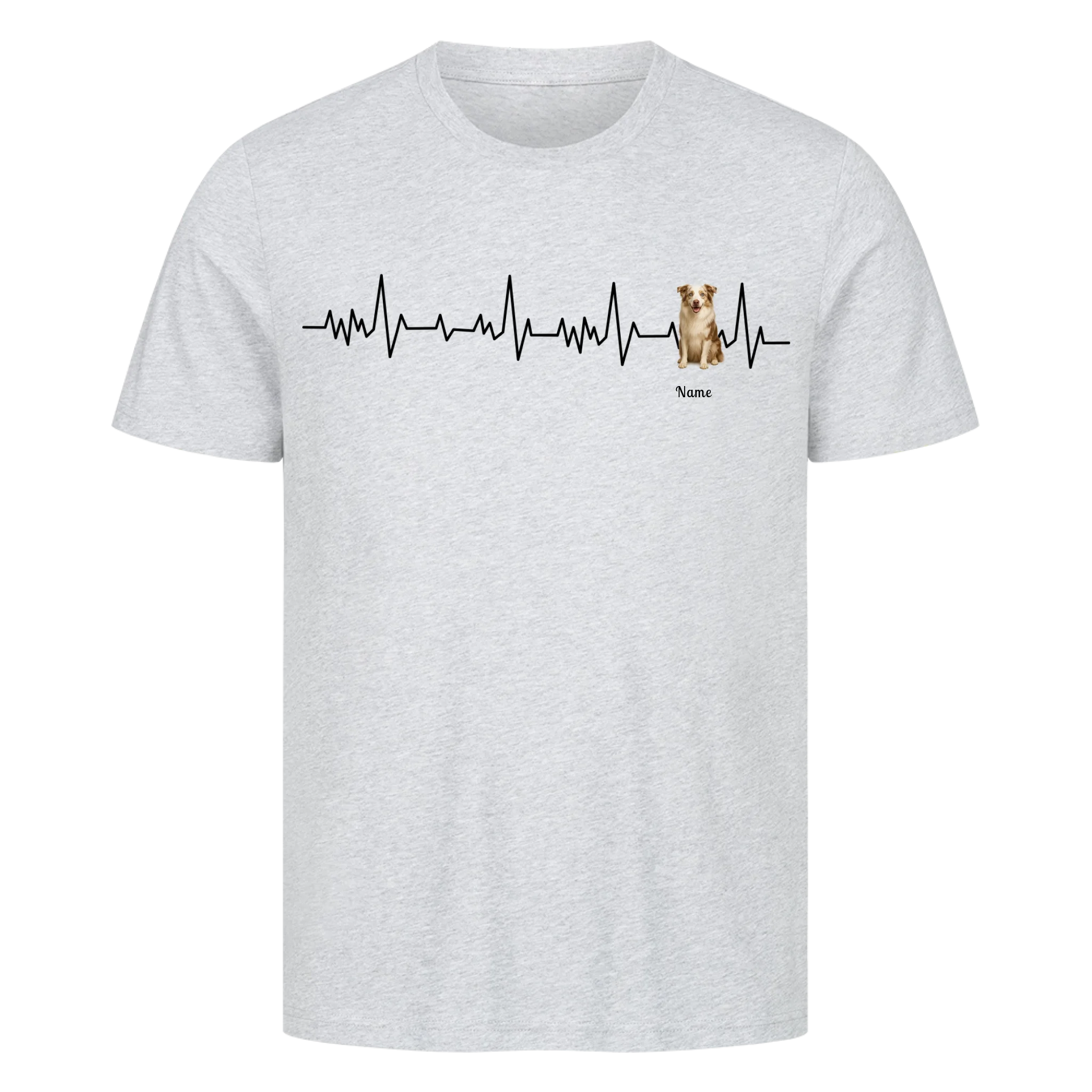 Herzschlag Haustier - Individuelles Premium T-Shirt