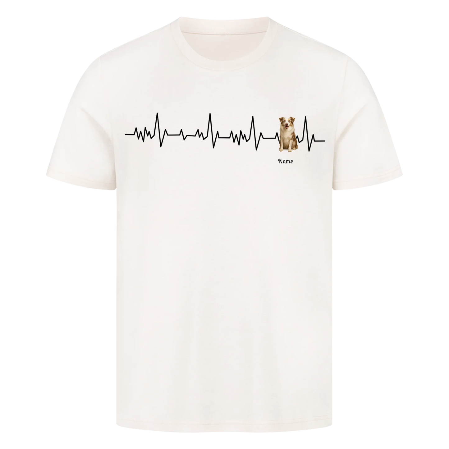 Herzschlag Haustier Bio T-Shirt