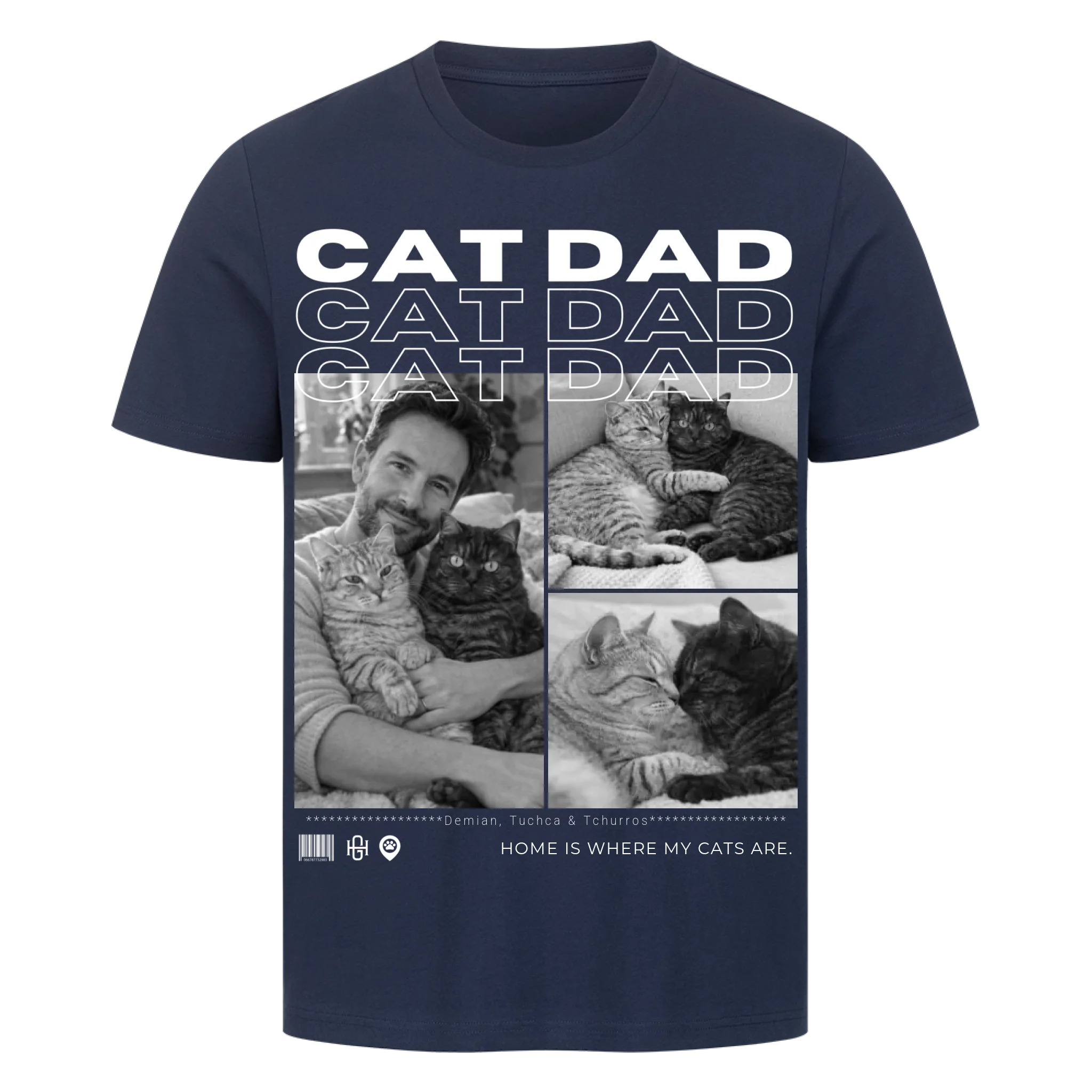Cat Dad Premium T-Shirt