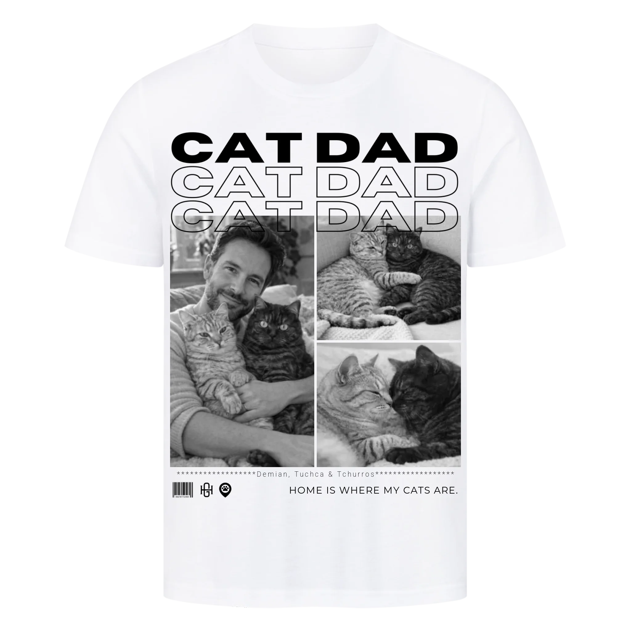 Cat Dad Premium T-Shirt