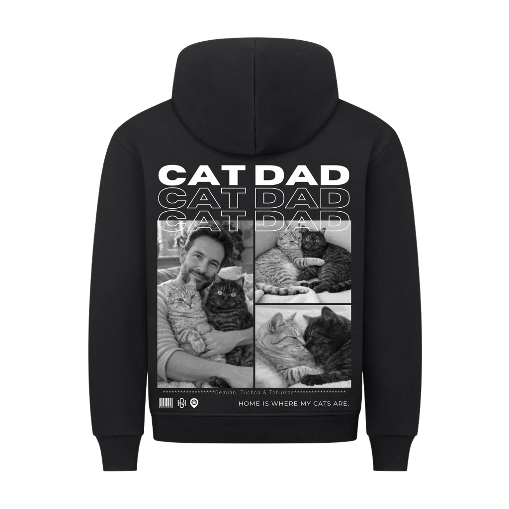 Cat Dad Premium Hoodie