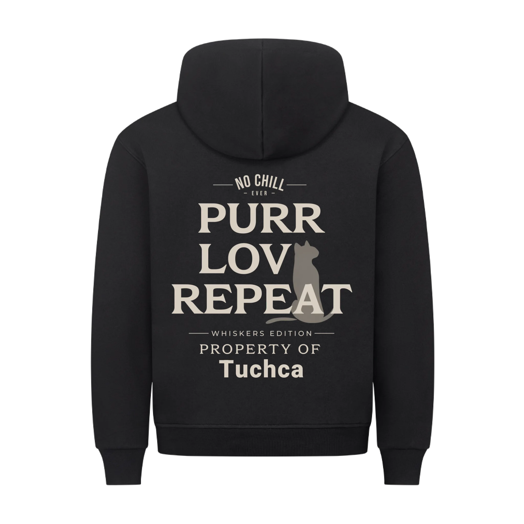 Love | Purr | Repeat - Individueller Premium Hoodie (Unisex)