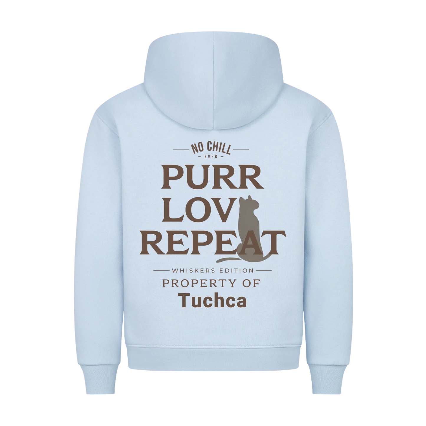 Love | Purr | Repeat & Name - Premium Hoodie