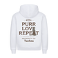 Love | Purr | Repeat & Name - Premium Hoodie