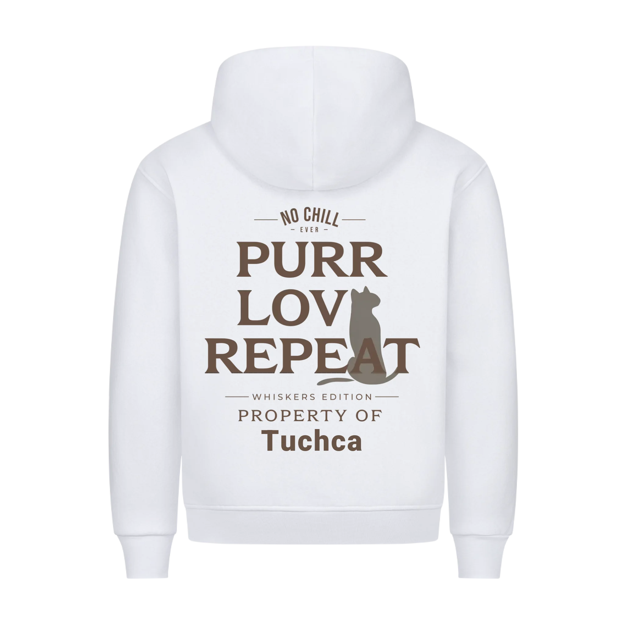 Love | Purr | Repeat - Individueller Premium Hoodie (Unisex)