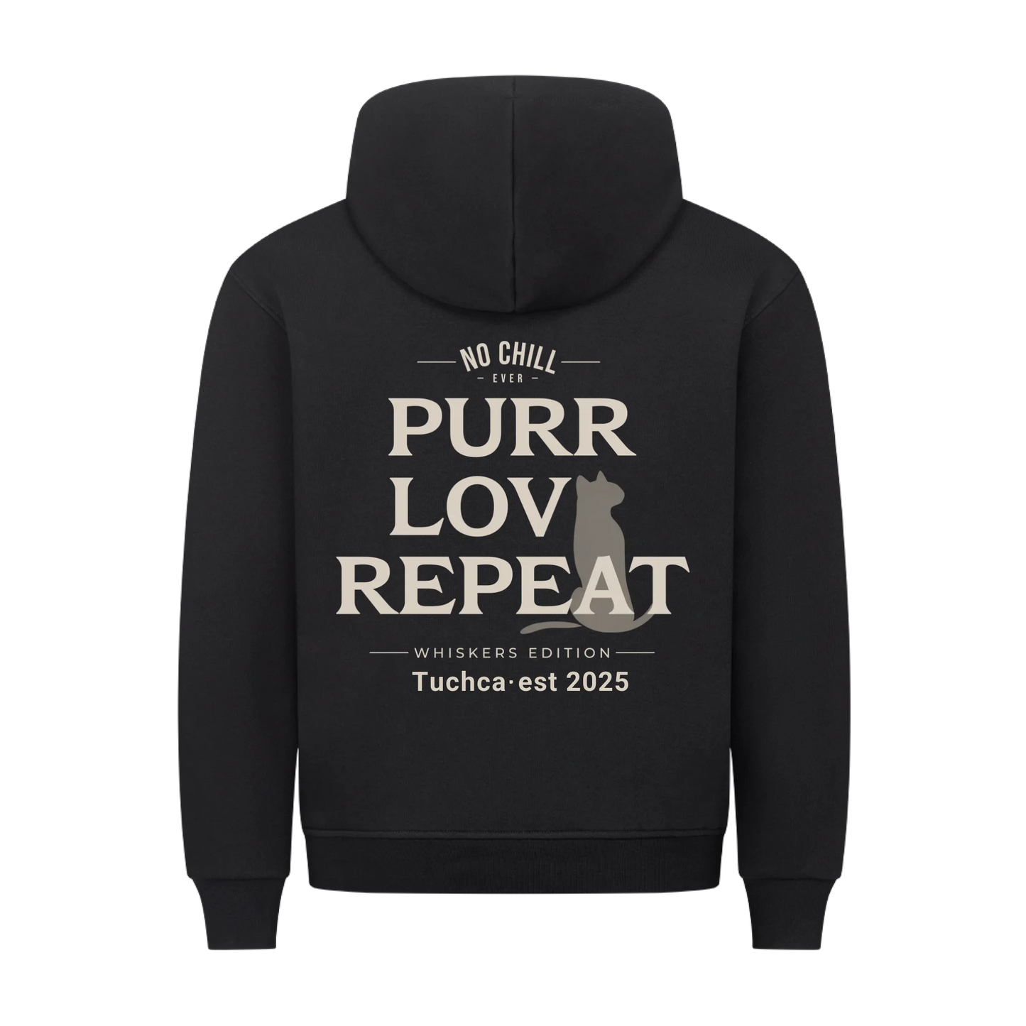 Love - Purr - Repeat & Jahr Premium Hoodie - Name + Jahr
