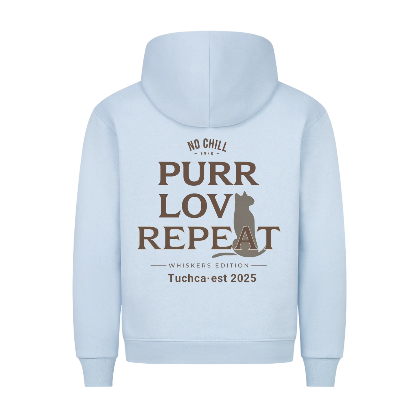 Love - Purr - Repeat & Jahr Premium Hoodie - Name + Jahr