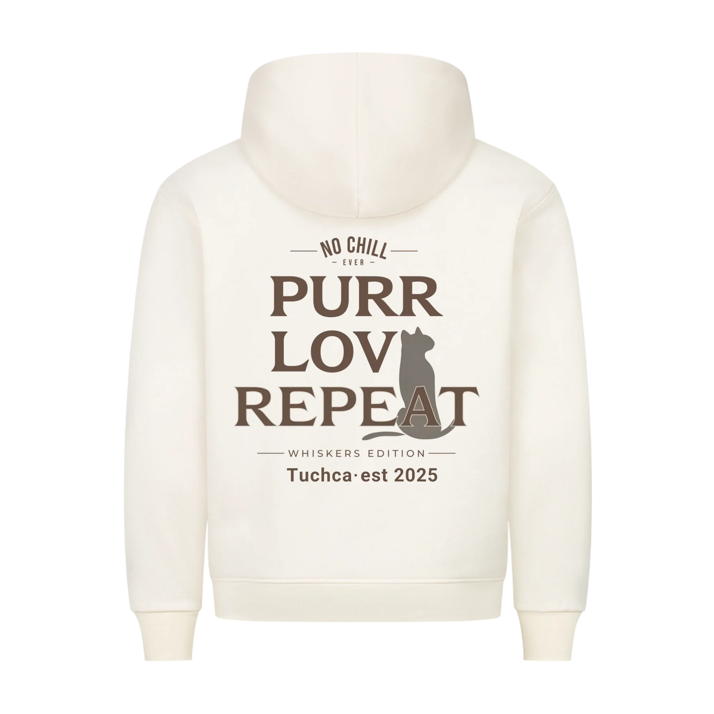 Love - Purr - Repeat & Jahr Premium Hoodie - Name + Jahr