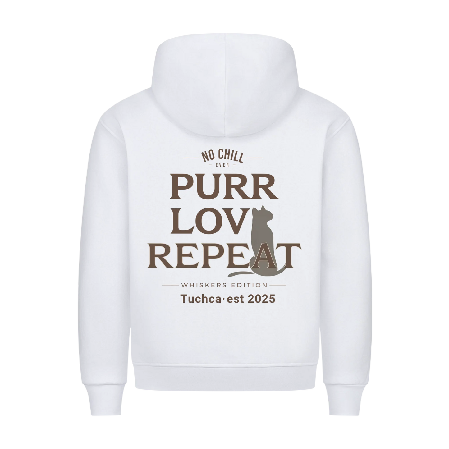 Love - Purr - Repeat & Jahr Premium Hoodie - Name + Jahr