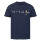 Herzschlag Haustier T-Shirt - Eigenes Bild + Name