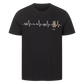 Herzschlag Haustier T-Shirt - Eigenes Bild + Name