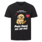 Bin zu spät Hund T-Shirt - Eigenes Bild + Name