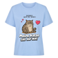 Bin zu spät Katze T-Shirt - Eigenes Bild + Name