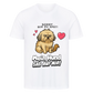Bin zu spät Hund T-Shirt - Eigenes Bild + Name