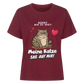 Bin zu spät Katze T-Shirt - Eigenes Bild + Name
