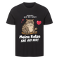 Bin zu spät Katze T-Shirt - Eigenes Bild + Name
