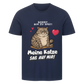 Bin zu spät Katze T-Shirt - Eigenes Bild + Name